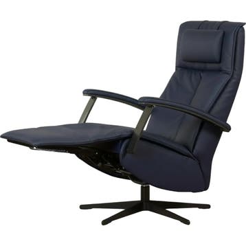 Leren elektrisch relaxfauteuil Pure - Toledo Kobalt (blauw), Huis en Inrichting, Bohemian, Industrieel, Modern, Scandinavisch