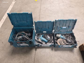 (3x) Elektrisch gereedschap Makita GA5040R,..., Nieuw