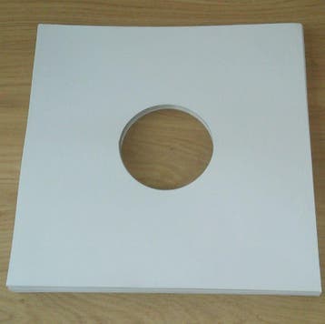 LP Hoezen Karton, Wit met middengat - per 10 stuks, Cd's en Dvd's, Vinyl | Overige Vinyl, Nieuw in verpakking