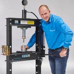 Datona Werkplaatspers 20 ton + Perspennen - Datona - Zwart, Doe-het-zelf en Verbouw, Ophalen of Verzenden, Nieuw