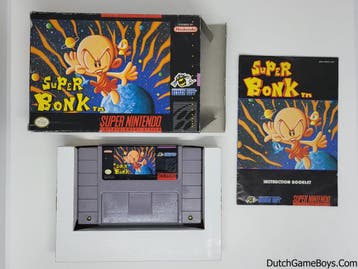 Super Nintendo / Snes - Super Bonk  - USA, Verzenden, Gebruikt
