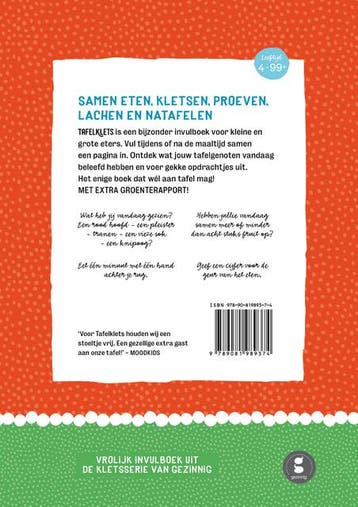 Tafelklets! 9789081989374 Michal Janssen, Boeken, Verzenden, Zo goed als nieuw, Michal Janssen