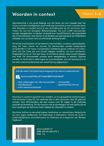 Woorden in context / Themas 1-6 9789046907412, Verzenden, Zo goed als nieuw, Marilene Gathier