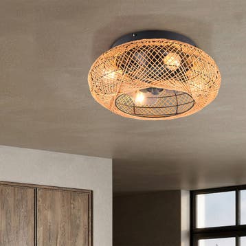 LED Plafondlamp met Ventilator - Plafondventilator - Trion, Ophalen of Verzenden, Nieuw, Overige fittingen