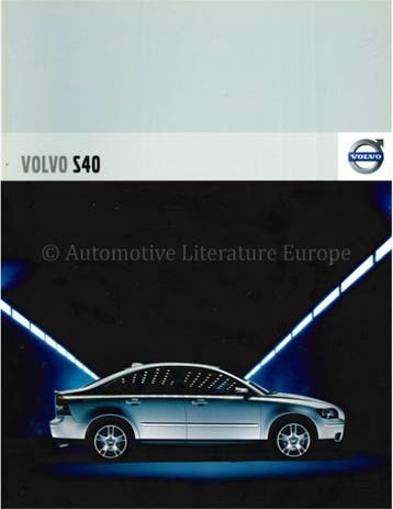 2007 VOLVO S40 BROCHURE NEDERLANDS, Nieuw, Volvo, Author
