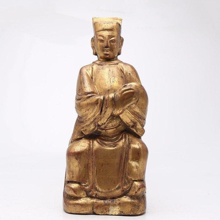 Figuur - Chinese home protector - Hout - China - Qing, Antiek en Kunst, Antiek | Overige Antiek