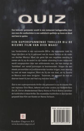 Quiz 9789045203553 Dick Maas, Boeken, Verzenden, Gelezen, Dick Maas