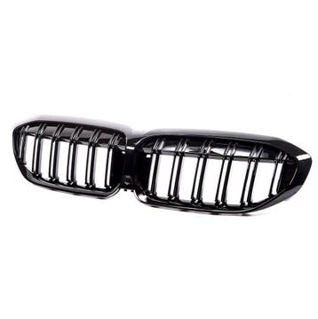 Dubbelspijls Glans Zwart Nieren BMW 3 serie G20 G21 B0430, Nieuw, Voor, BMW