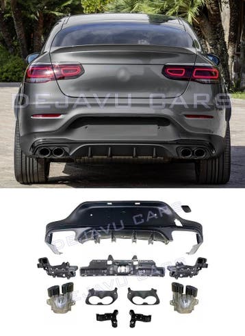Facelift GLC43 AMG Look Diffuser voor Mercedes C253 Coupe, Ophalen of Verzenden