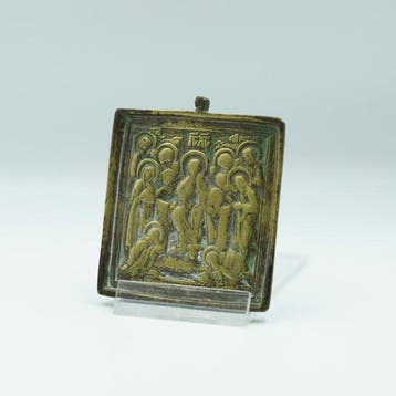 Icoon - Christus Pantokrator - Messing