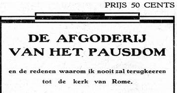 NOOIT meer terug naar Rome, ex-priester verteld..., Boeken, Godsdienst en Theologie, Chiniquy, Verzenden, Nieuw, Christendom | Katholiek