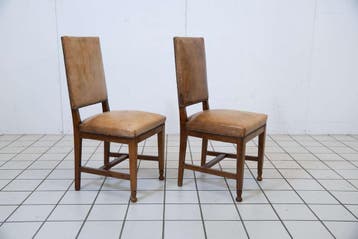 (2) Amsterdamse School Stoelen, Huis en Inrichting, Ophalen of Verzenden, Nieuw