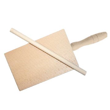 Gnocchi Plankje met Rolstok 24x10cm, Verzenden, Nieuw
