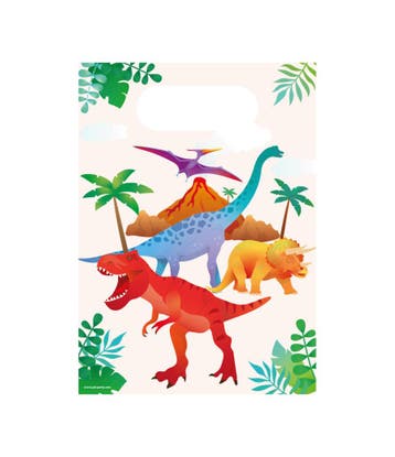 Uitdeelzakjes Dino Apatosaurus (6st), Ophalen of Verzenden, Nieuw