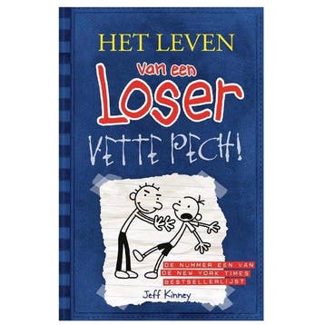 Het leven van een loser Vette Pech - Paperback - Jeff Kinney, Boeken, Verzenden, Zo goed als nieuw, Jeff Kinney
