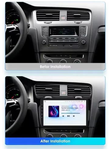 VW Golf 7 android 14 navigatie radio dab+ apple carplay 4G, Ophalen of Verzenden, Nieuw