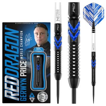 Gerwyn Price Blue ICE SE Darts 90% - 24 gram (Dart Pijlen), Ophalen of Verzenden, Nieuw, Pijlen