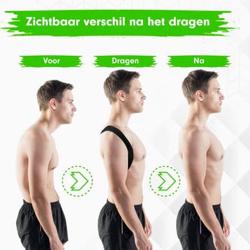 HI NATURE™ Postuur corrector - Rug corrector - Houding, Sport en Fitness, Ophalen of Verzenden, Nieuw