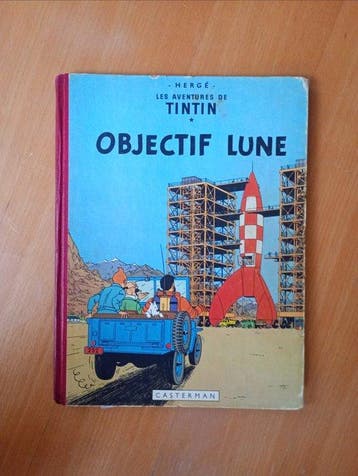 Tintin T16 - Objectif Lune (B8) - C - 1 Album - Eerste, Nieuw