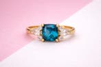 Zonder minimumprijs - Verlovingsring Zilver - 1.20ct. tw., Sieraden, Tassen en Uiterlijk, Antieke sieraden