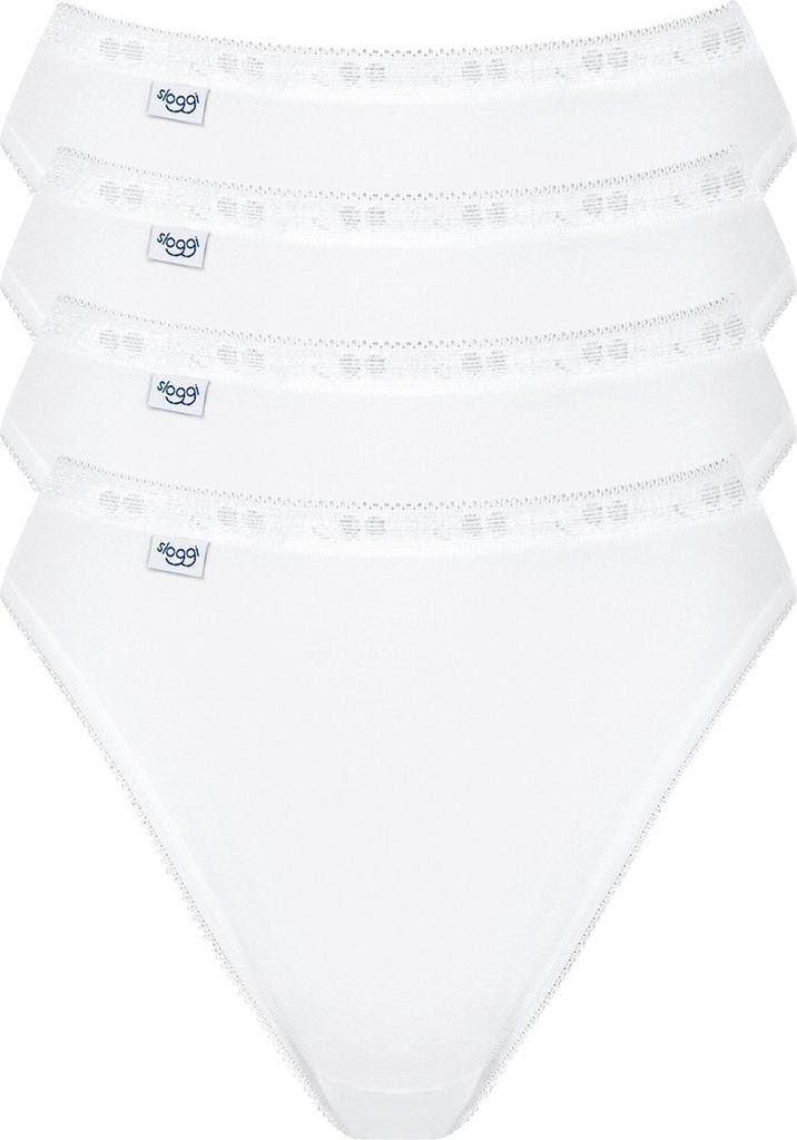 sloggi Maat 44 Basic+ Dames Tai slip - 4-pack - Wit, Kleding | Dames, Ondergoed en Lingerie, Verzenden