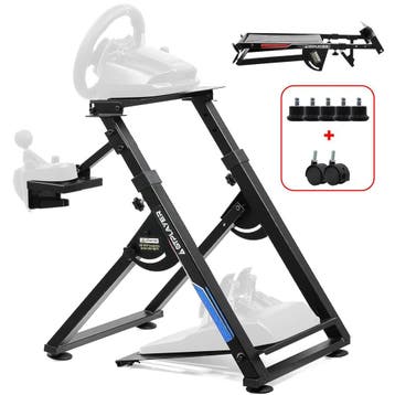 Wheel stand - Racestuur standaard - Stuurwielhouder - Zwart, Computers en Software, Joysticks, Verzenden, Zo goed als nieuw