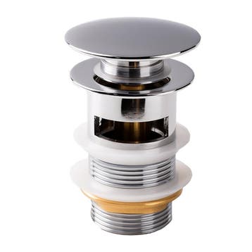 Afvoerplug Chroom Pop up Plug voor Wastafel Overloop, Verzenden, Nieuw, Wastafel