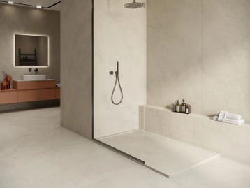 Vloertegel/Wandtegel Beige Anti-Slip 120x120cm (Muurtegels), 60 cm of meer, Nieuw, Ophalen of Verzenden, 10 m² of meer