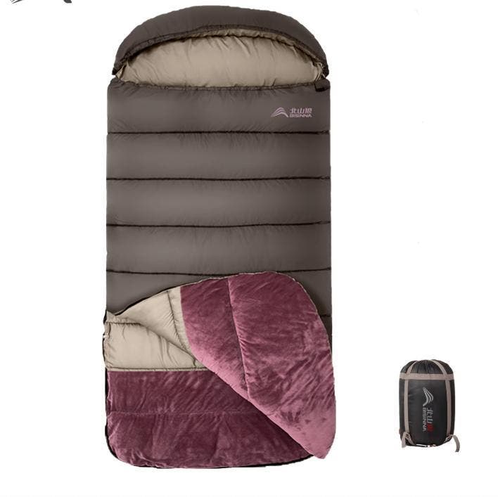 XL winterslaapzak extra breed en lang lichtgewicht, Caravans en Kamperen, Slaapzakken, Nieuw, Verzenden