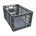 Magazijnbak, 600x400x320 mm, euronorm, grijs kunststof,, Ophalen of Verzenden