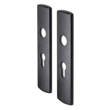 Deurbeslag | Cilinderschild | AXA (Aluminium, Zwart), Verzenden, Nieuw