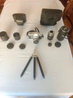 Topcon RE-2 + 1,8/5,8cm + Tamron 135mm + wide angle adapter, Nieuw