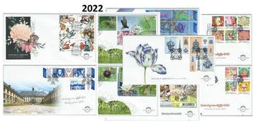 Nederland 2022 - Complete jaargang Eerste Dag Enveloppen -, Postzegels en Munten, Postzegels | Nederland, Gestempeld