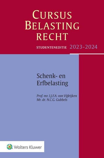 Studenteneditie cursus belastingrecht schenk   9789013171877, Verzenden, Zo goed als nieuw