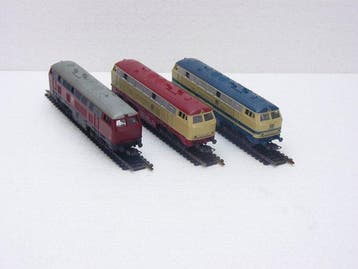 Lima H0 - Modeltrein locomotief (3) - 3x Diesellocomotieven:, Nieuw