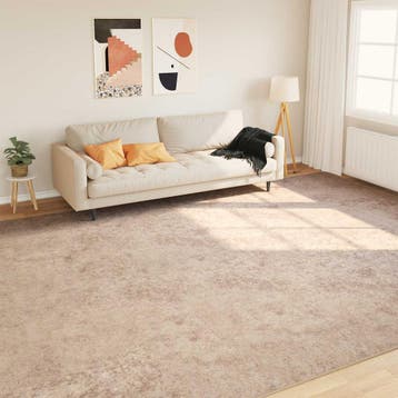 vidaXL Vloerkleedloper MARSA Beige 300 x 400 cm Polyester en, Verzenden, Nieuw, Beige