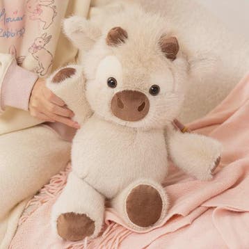 Schattige Highland Koe Pluche Knuffel - Zacht & Knuffelbaar
