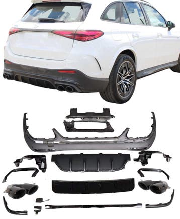 Diffuser | Mercedes GLC X254 | 2022+ | 53AMG look | inclusie, Verzenden, Nieuw, Mercedes-Benz