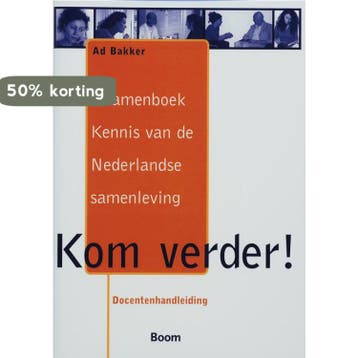 Kom verder Docentenhandleiding - A. Bakker 9789085062721, Verzenden, Gelezen, A. Bakker
