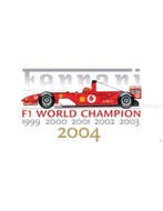 1999 - 2004 FERRARI F1 WORLDCHAMPION POSTER 2102/04, Nieuw, Ferrari, Author