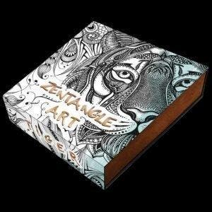 Niue. 5 Dollars 2021 Tiger - Zentangle Art - 2oz .999