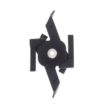SYSTEEMPLAFOND CLIP | ZWART | VOOR 3-FASE RAIL, Nieuw