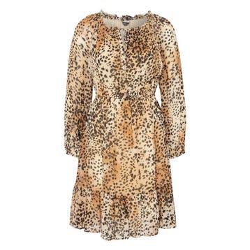 Princess goes Hollywood • jurk met luipaarden print • 36, Princess goes Hollywood, Bruin, Verzenden, Nieuw