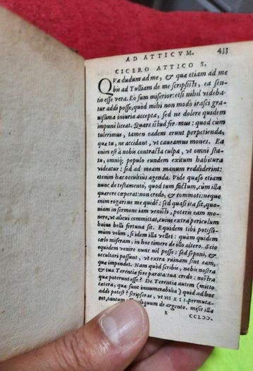 M. T. Ciceron - Epistolae ad Atticum - 1570-1584