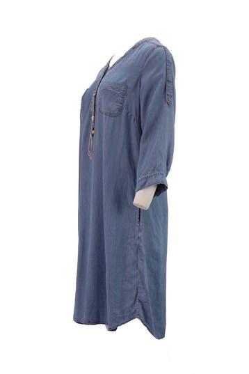 Geisha Jurk in maat 40 Blauw, Geisha, Verzenden, Zo goed als nieuw, Blauw