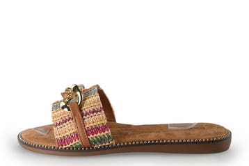 Graceland Slippers in maat 40 Cognac, Slippers, Overige kleuren, Verzenden, Zo goed als nieuw