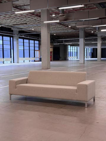 Gelderland 6511 Bank | Wol | Clay | NIEUWSTAAT + Garantie, Stof, Tweepersoons, 75 tot 100 cm, Ophalen of Verzenden