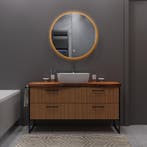 Badkamerspiegel met LED Verlichting en Verwarming 100cm -, Huis en Inrichting, Woonaccessoires | Spiegels, Ophalen of Verzenden