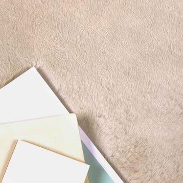 vidaXL Antislip vloerkleed van imitatie konijnenbont OLITE, Verzenden, Nieuw