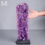 Uitzonderlijke amethist-drusy - Mineraalspecimen van eerste